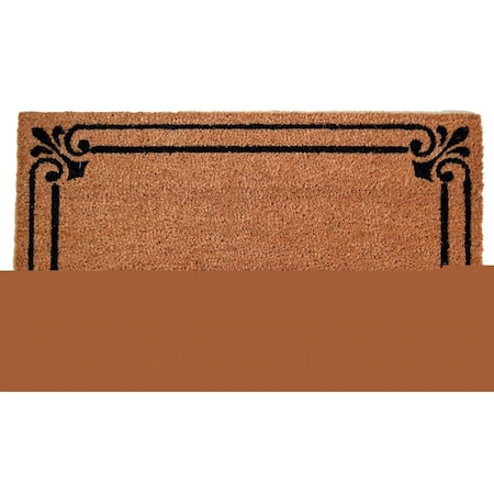 Imports Decor Imports Decor  PVC Backed Coir Doormat Frame Border 558PVC